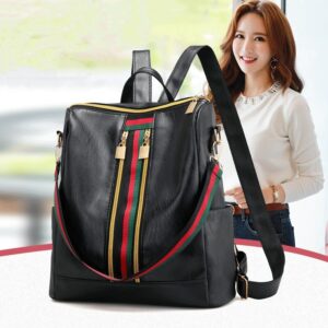 Women Ladies Leather Backpack Anti-Theft Rucksack Travel Shoulder Bag Satchel uk