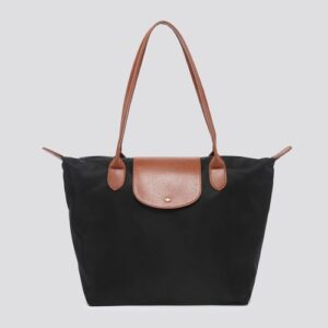 Large Tote Bag for Women with Zip, Waterproof Nylon Tote Bag, Lightweight Bags,