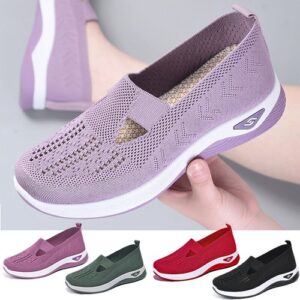 Ladies Smart Trainers Work Memory Foam Shoes Womens Walking Casual Slip On Size