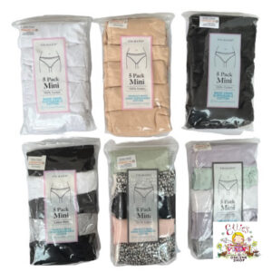 Mini Briefs Knickers Primark Underwear Ladies Womens Cotton Multipack Everyday