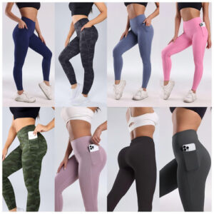 Leggings Yoga Fitness Women High Waist Mesh Pants Sports Running Gym Workout New