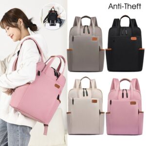 Women Girls Laptop Backpack Rucksack Shoulder Bag Work Travel School Teenager UK