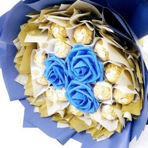 Chocolate & Flower Bouquet. Gift for Women. Birthday/Anniversary/Congratulations