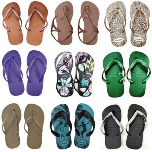 Havaianas Flip Flops Mens Ladies Womens Rubber Beach Pool Thong Sandals Summer