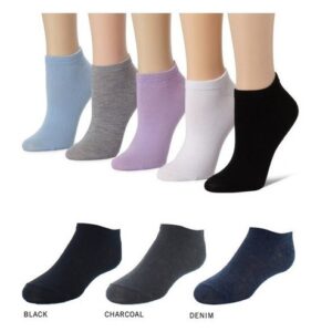 Multi-Buy 100% Cotton Ladies Womens Girls Trainer Socks Ankle Sports Liner Socks