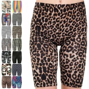 Ladies Women Cycling Shorts Dancing Shorts Leggings Active Casual 1/2 Short 8-22