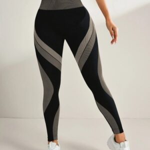 Tie Dyed Seamless Fitness Pants Women’S High Waist and Hip Lifting Sports Tight