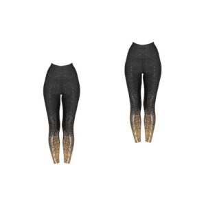 2 Pcs Compression Tights for Women Fitness Yoga Pants Tummy Control
