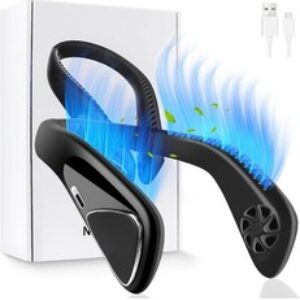 Neck Fan Bladeless Portable Hanging Neck Fan with 3 Speeds, Neck Fans for Women