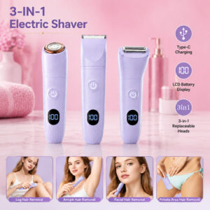 Hair Removal Mini IP4X Waterproof Rechargeable Cordless Lady Shaver Wet and Dry