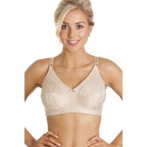 Camille Womens Bra | Beige Non Wired Full Cup Support for Maximum Comfort