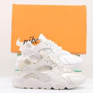 NIKE AIR HUARACHE WOMENS TRAINERS UK 5 EU 38.5 WHITE SILVER RRP £110 OC