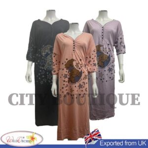 Ladies Nightie Nightdress Sleepy Teddies Night Shirt Pyjamas Plus size
