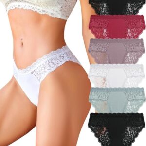 Lace Knickers for Women Multipack Cotton Underwear Women Sexy Pants for Women La