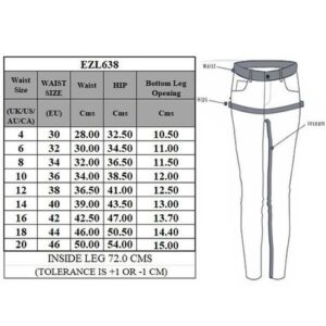 Womens Ladies Skinny Jeans Slim Fit Stretch Enzo Denim Pants UK Size 8-22