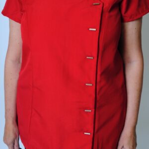 woman beauty Tunics Salon Carer Uniform woman top in Black Red Pink Lilac n more