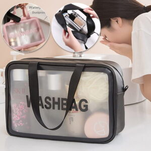 UK Travel Wash Bags Women Makeup Storage Pouch Cosmetic Toiletry Organizer Case