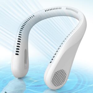 Neck Fan, Neck Fans for Women Rechargeable with 5000 mAh & 3 Speeds