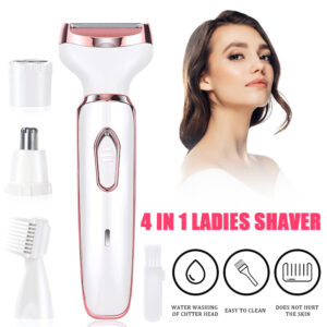 Electric Lady Shaver,Rechargeable Razor Bikini Trimmer Female Shaver Painless