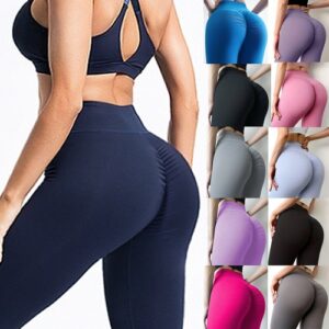 Women Anti Cellulite Yoga Pants Push Up Tik Tok Leggings Bum Butt Lift Sport Gym