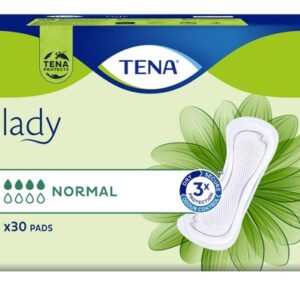 60 Tena Lady NORMAL Incontinence Pads Highly Absorbent Pad for Women 2 x 30 Pack