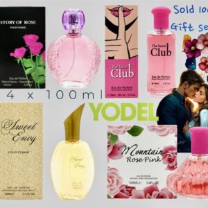 4 x 100ml woman’s perfume Eau De Perfume Spray Gift Pack Women Fragrance Set