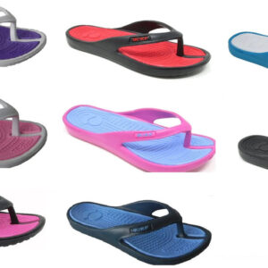 New Ladies Toe Post Flip Flops Womens Summer Pool Beach Flat Sandal UK Size 3-8