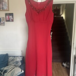 Red special occasion dress