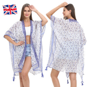 Women Summer Kimono Beachwear Bikini Cover Up Kaftan Swimwear Beach Sarong Dress
