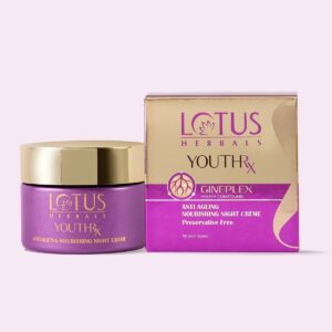 Lotus Herbals Y YouthRx Anti Ageing Nourishing Night Cream for women10g