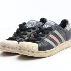 adidas Womens Black Leather Trainer UK EU