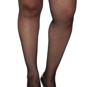 FISHNET TIGHTS NUDE & BLACK FROM PAMELA MANN IDEAL DANCE PLUS SIZE XL XXL XXXL