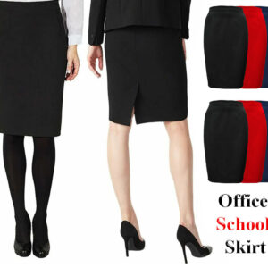 Ladies Womens Formal Skirt Office Wear Workwear Business Straight Fit Skirt