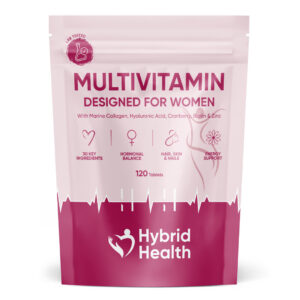 Hybrid Health Multivitamin Tablets for Women – 120 Tablets – 2 Months Supply