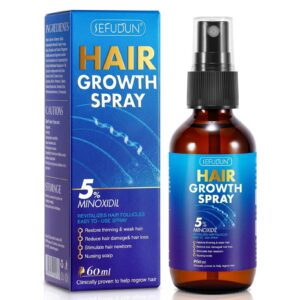 Hair growth serum anti hair loss treatment spray – regrow new hair minoxidil 5%