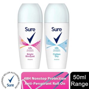 Sure Women Roll On 48 Hours Protection Anti-Perspirant Deodorant, 50ml
