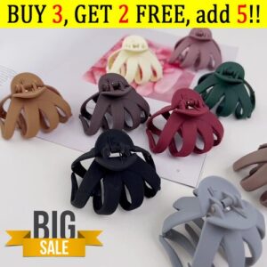 Women Large Grip Hair Claw Clamps Octopus Clips Grips Girls Hair Accessories