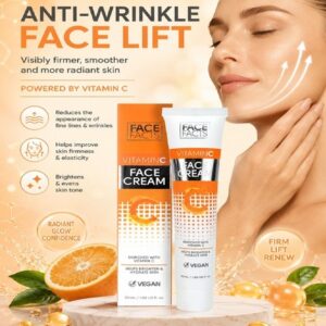 Vitamin C Face Cream serum. ANTI AGEING Anti Wrinkle Day & Night CREAM. Unisex
