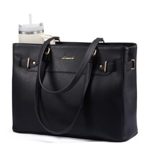 LOVEVOOK Laptop Handbags for Women 15.6 Inch Tote Bags Large Ladies Work Bags
