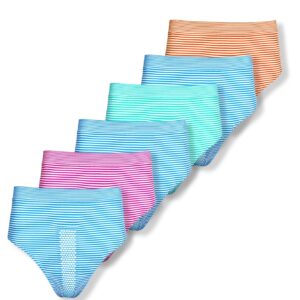 Women’s Mid Rise Stretchy Soft Comfy Hipster Panties – Multi-Pack Knickers