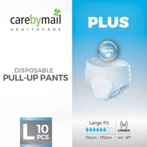 CarebyMail Plus LARGE Incontinence Pull Up Pants Nappies with High Absorbency