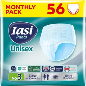 56 x Incontinence Pants Super Women and Men | Adult Diapers | Size S, M, L