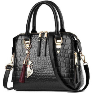 Womens Large Shoulder Handbag Crossbody Ladies Tote Bag Faux Leather Work Office