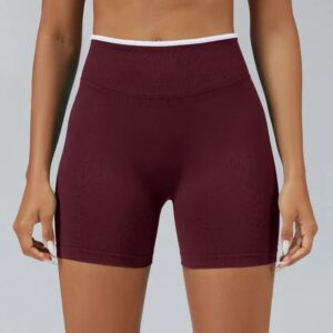 Women’s Seamless Yoga Shorts High Waist Gym Fitness Sports Running Booty Shorts