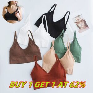 Women Seamless Yoga Sports Bra Stretch Bralette Padded Crop Top Vest Fitness new