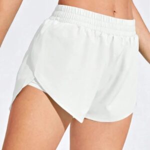 Women’s Yoga Shorts High Waist Gym Running Workout Fitness Sports Shorts