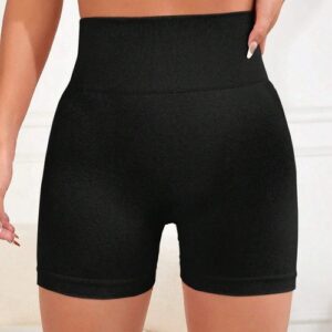 Women’s High Waist Cycling Shorts Gym Yoga Sports Tummy Control Fitness Pants