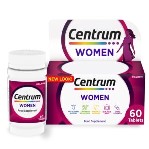 Centrum Women Tablets Multivitamin & Mineral 60 count (Pack of 1), Purple
