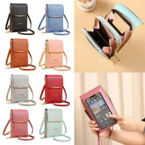 Travel Handbag Touch Screen Phone Bag RFID anti Theft Purse Crossbody Bags