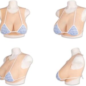 B-H Cup Realistic Silicone Breast Forms Breast Plate Fake Boobs For Crossdresser